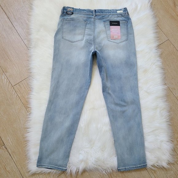 Almost Famous  Stretch leggings Jeans - Light Blue Wash,SZ 19 💥 - Picture 8 of 8